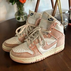 Nike Artic Orange Dunks - High